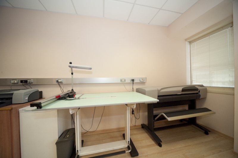 Tecnigrafo e plotter nello studio